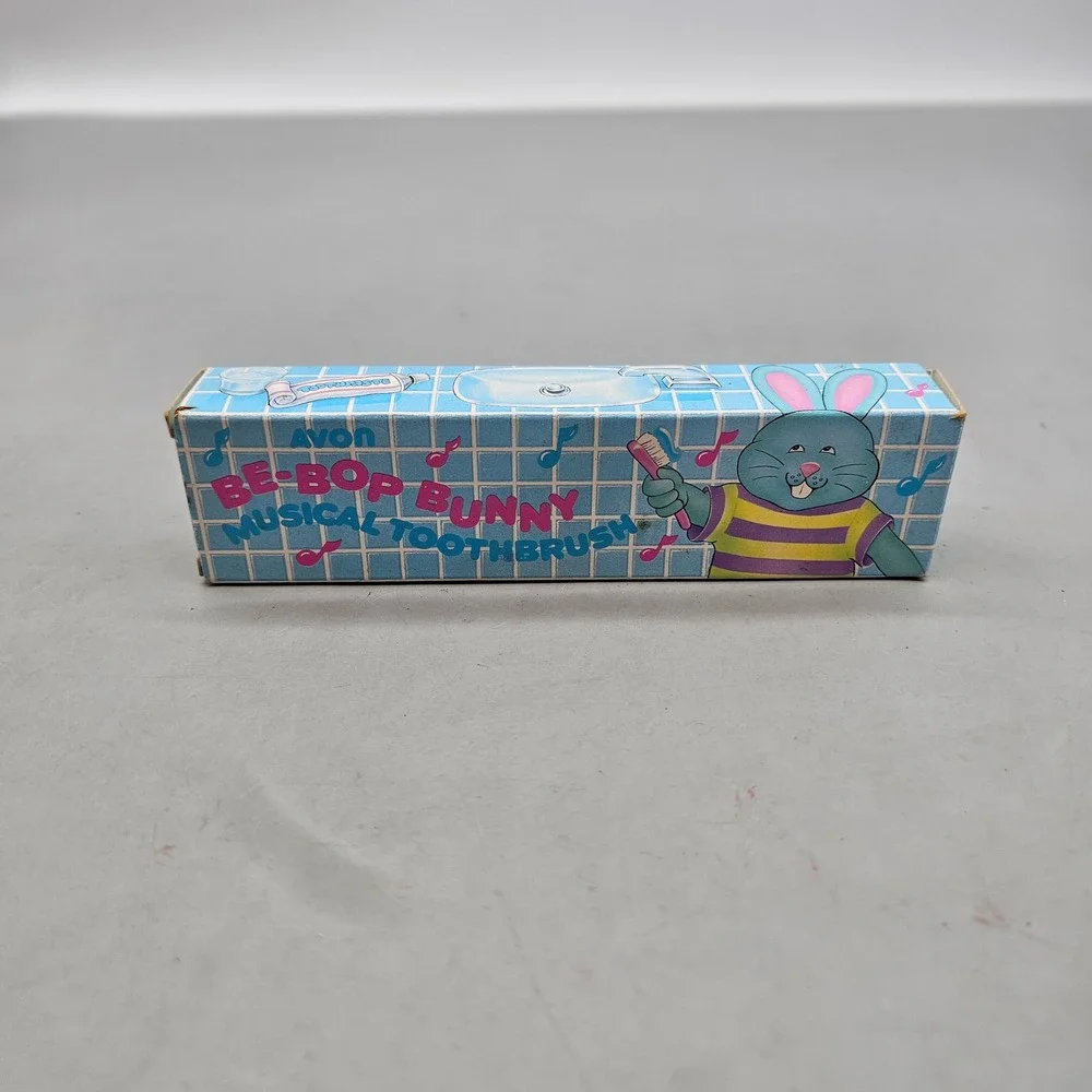 Vintage 1992 Avon Be-Bop Bunny Musical Toothbrush New in Box Blue 99920